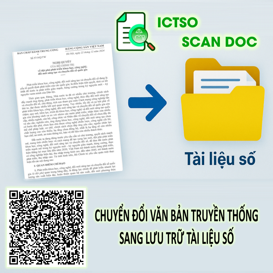 ICTSO SCAN : Hệ thống Số hóa Tài liệu ứng dụng công nghệ trí tuệ nhân tạo trong nhận dạng tiếng Việt
