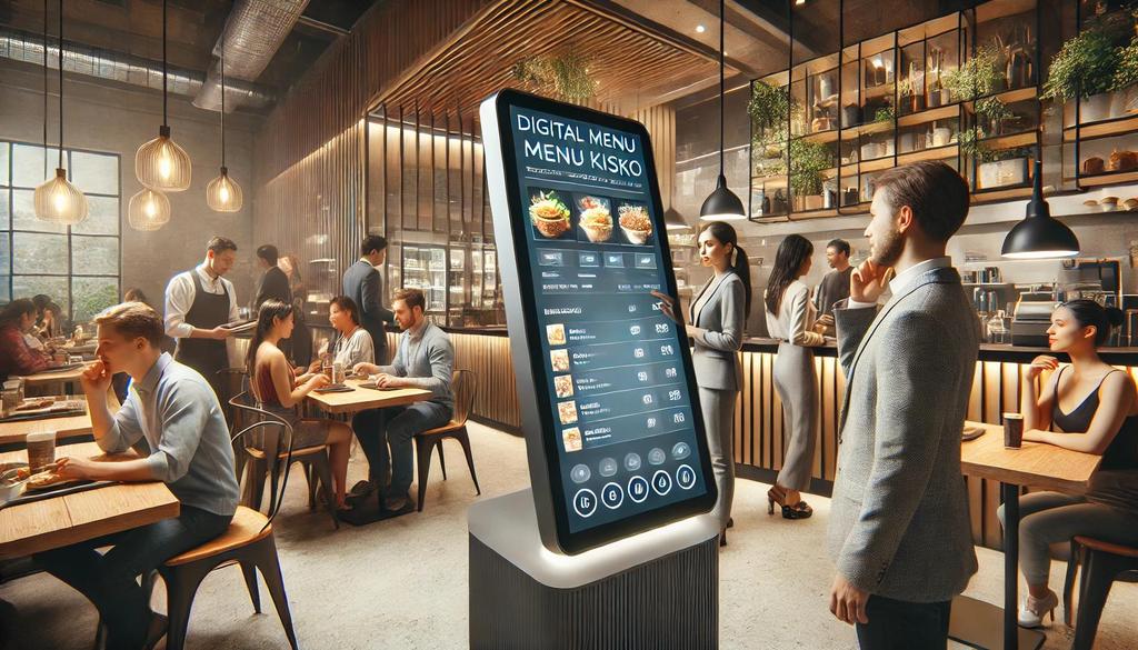 digital menu kiosks