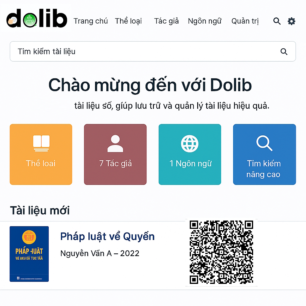 dolib - Giải pháp Lưu trữ Tài liệu Số hóa