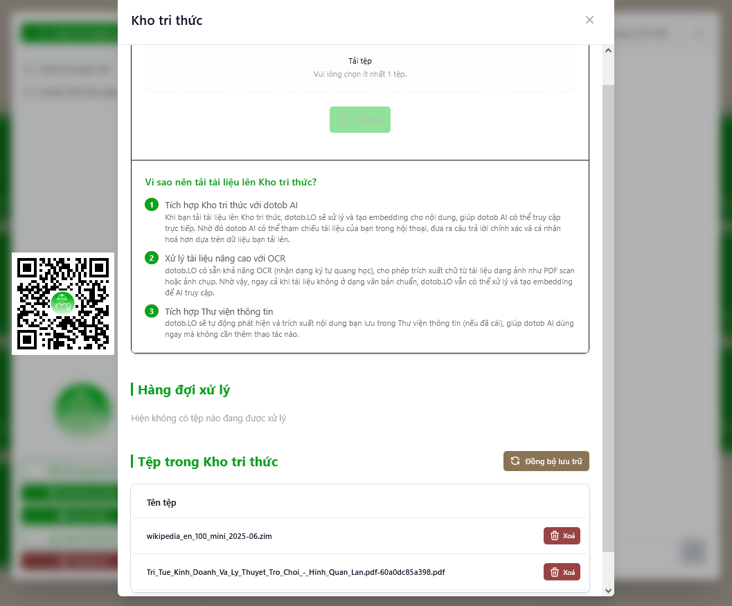 dotob.LO trí tuệ nhân tạo offline